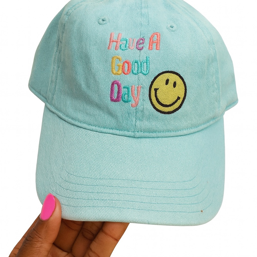 American Eagle Outfitters Blue Cap with Colorful Embroidery